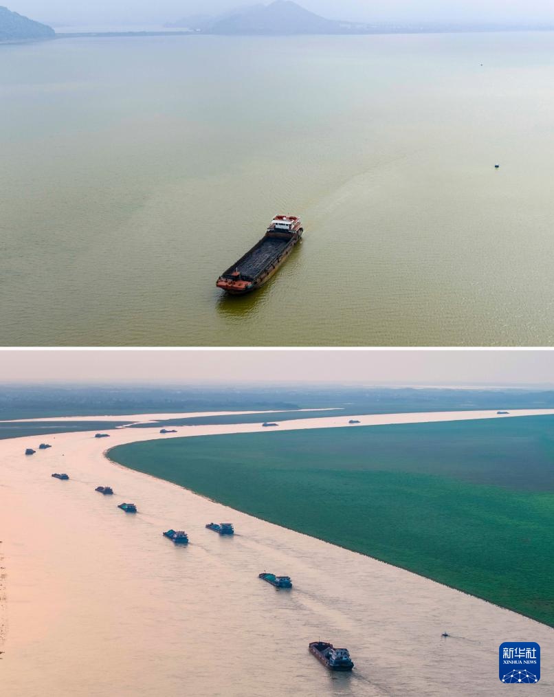 持续降雨致鄱阳湖水位走高