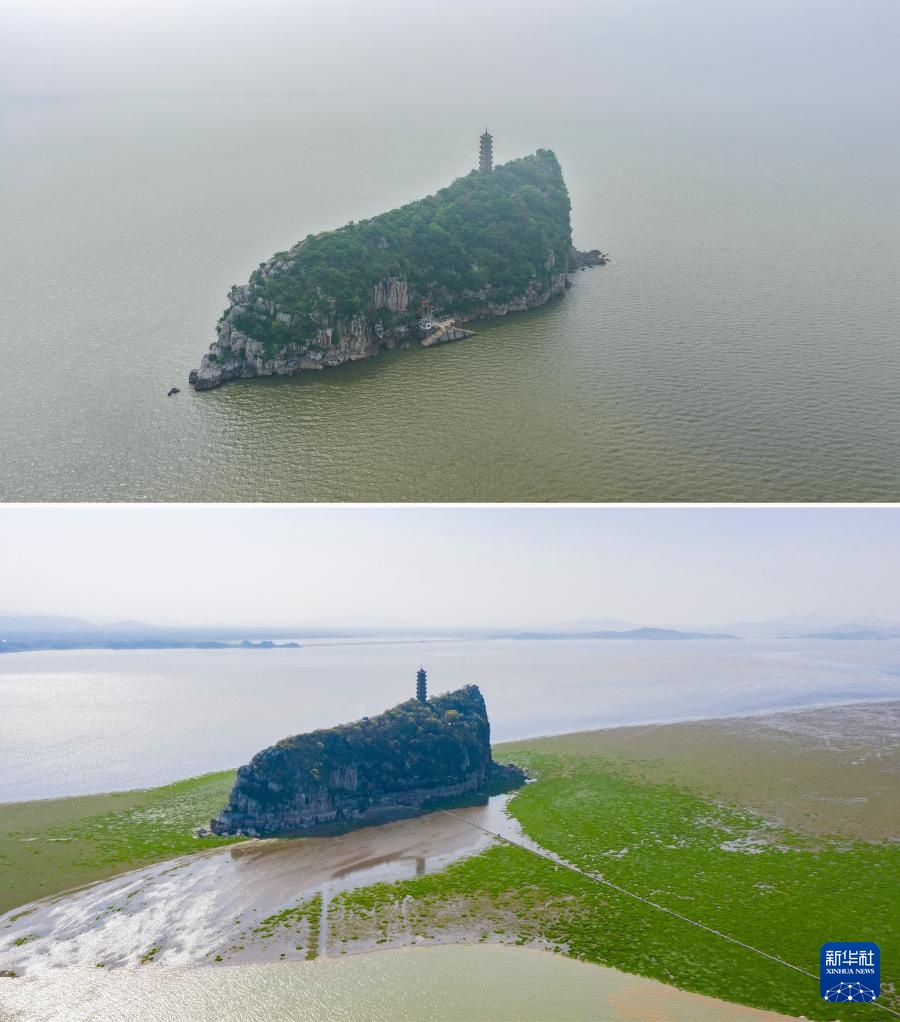 持续降雨致鄱阳湖水位走高