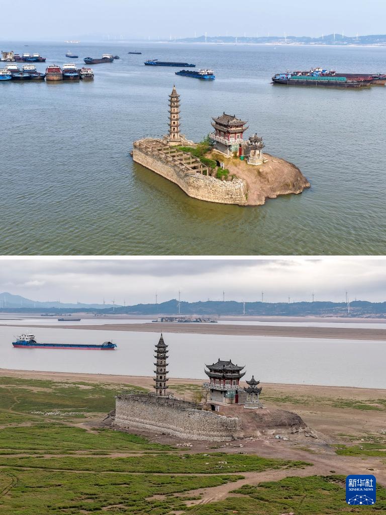 持续降雨致鄱阳湖水位走高