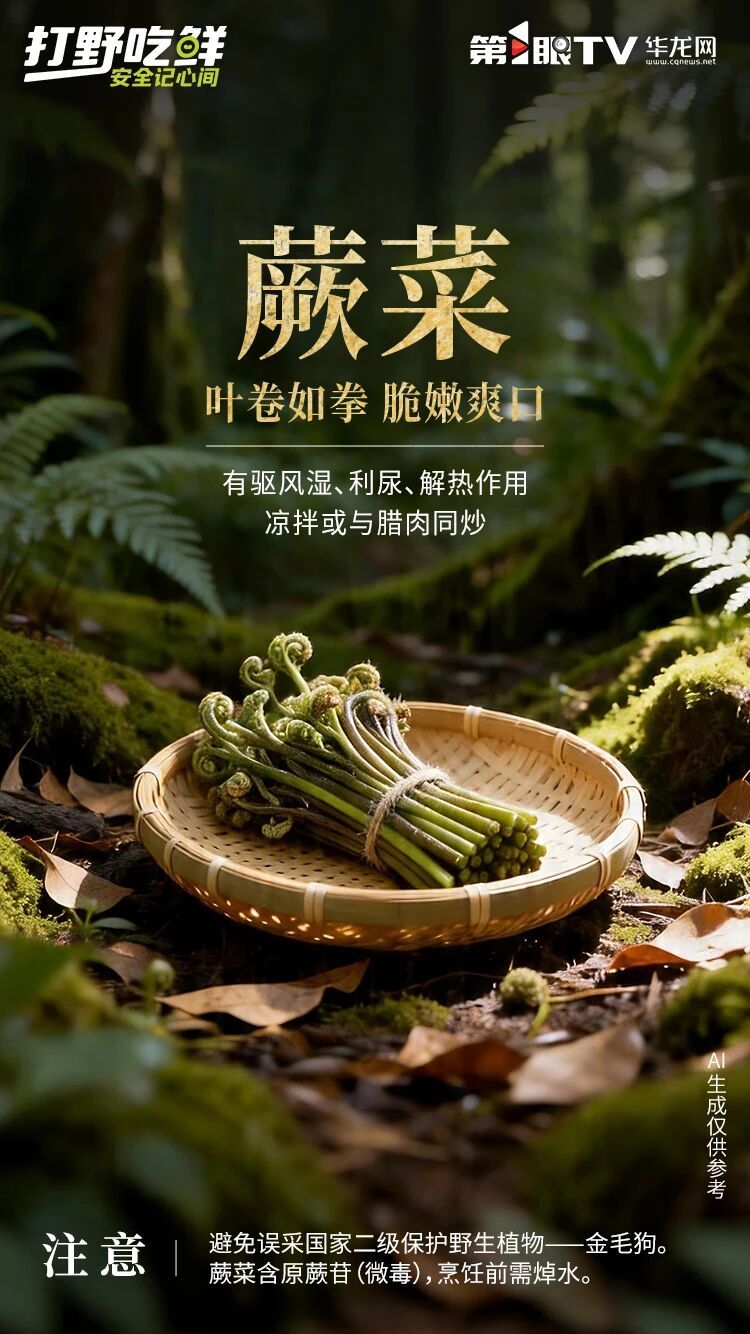 重庆版春菜“打野”安全指南，请收好