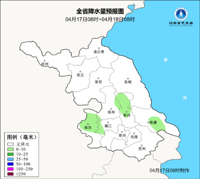 未来三天江苏以多云天气为主 淮北地区升温明显