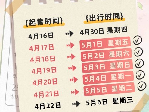 五一假期首日火车票今日开售 超全抢票攻略来了