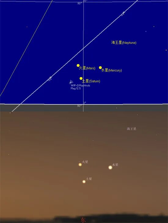 罕见！明日早晚都有绝美天象
