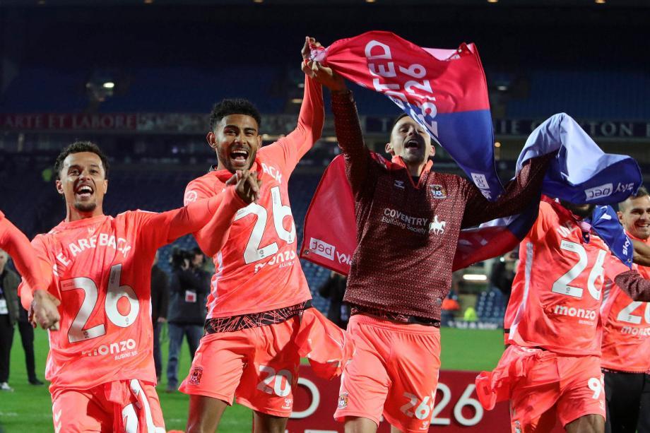 兰帕德率队剩3轮11分领跑 考文垂提前3轮重回英超