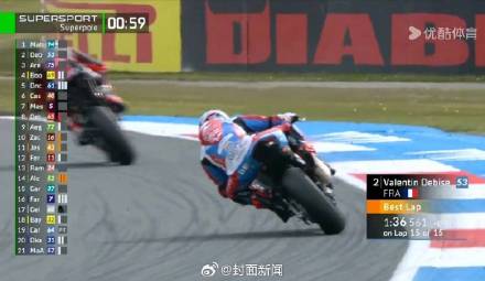 1分36秒561！张雪机车仅落后榜首0.071秒