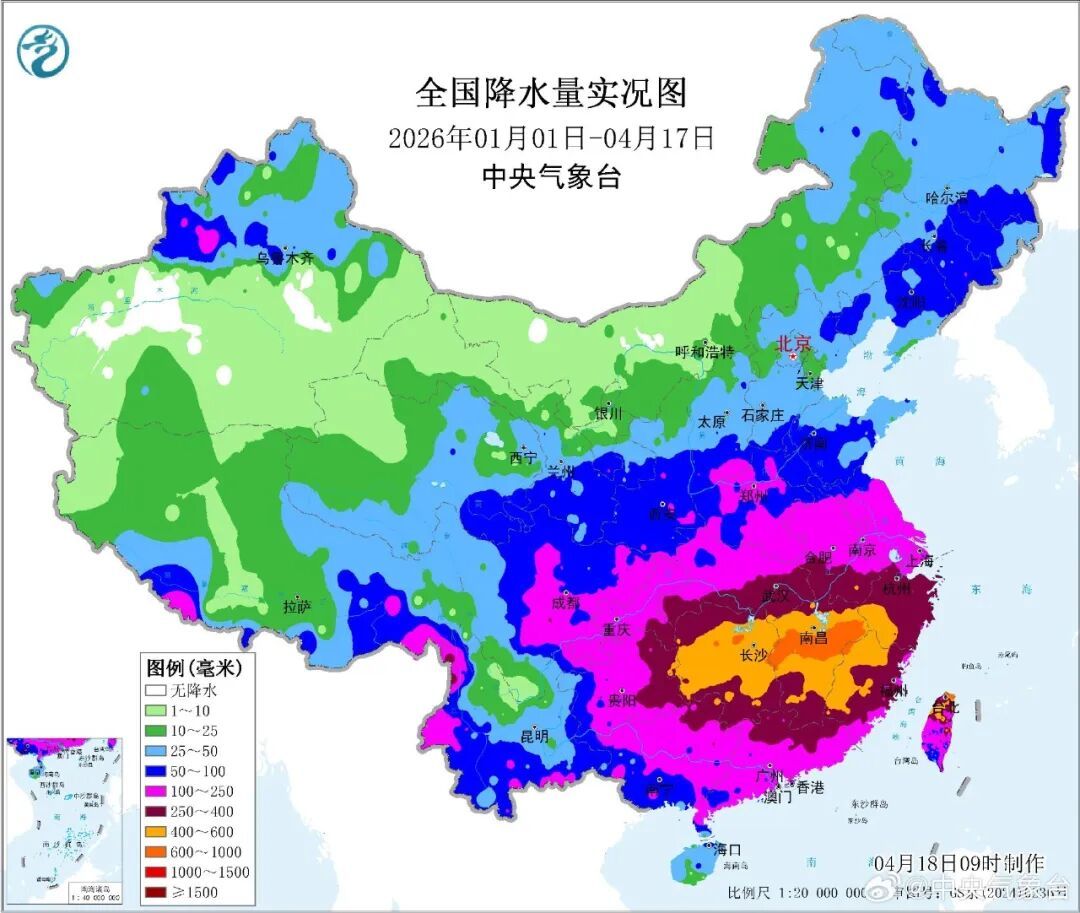 暴雨！南方大范围降雨将再上线，京津冀等地或起沙
