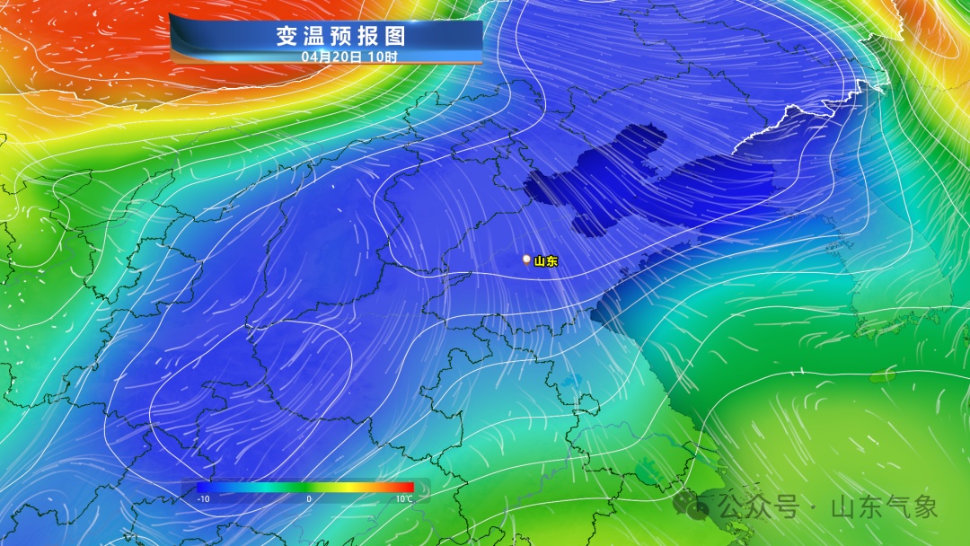 升温过后迎大跳水，19日夜间山东自西向东有一次雷雨或阵雨天气过程
