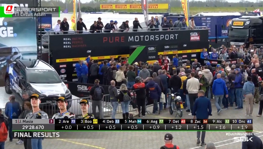 “张雪机车”压线被罚排名第四！张雪回应：比赛精彩至极，希望明天能有更好的成绩