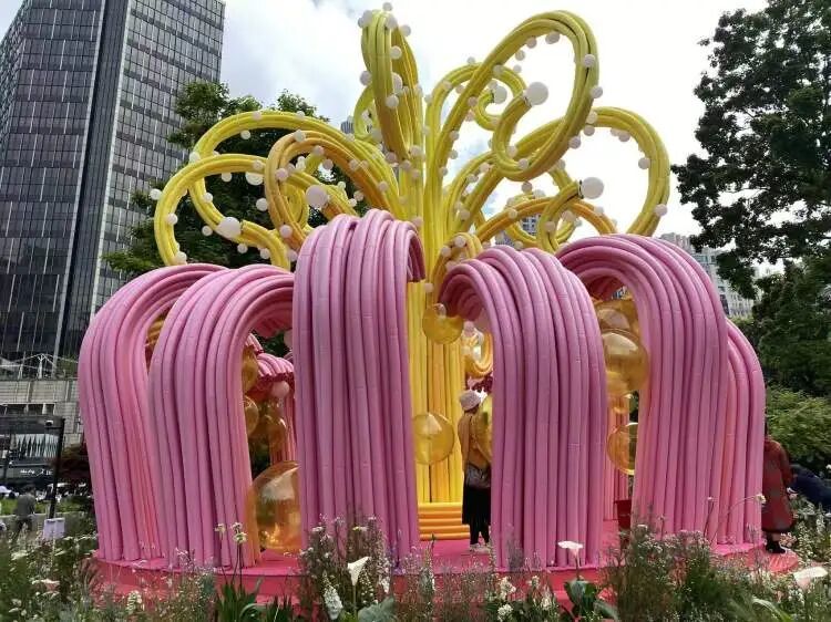 朋友圈被刷屏！上海“花头”真的太浓了！“感觉这里有1亿人”