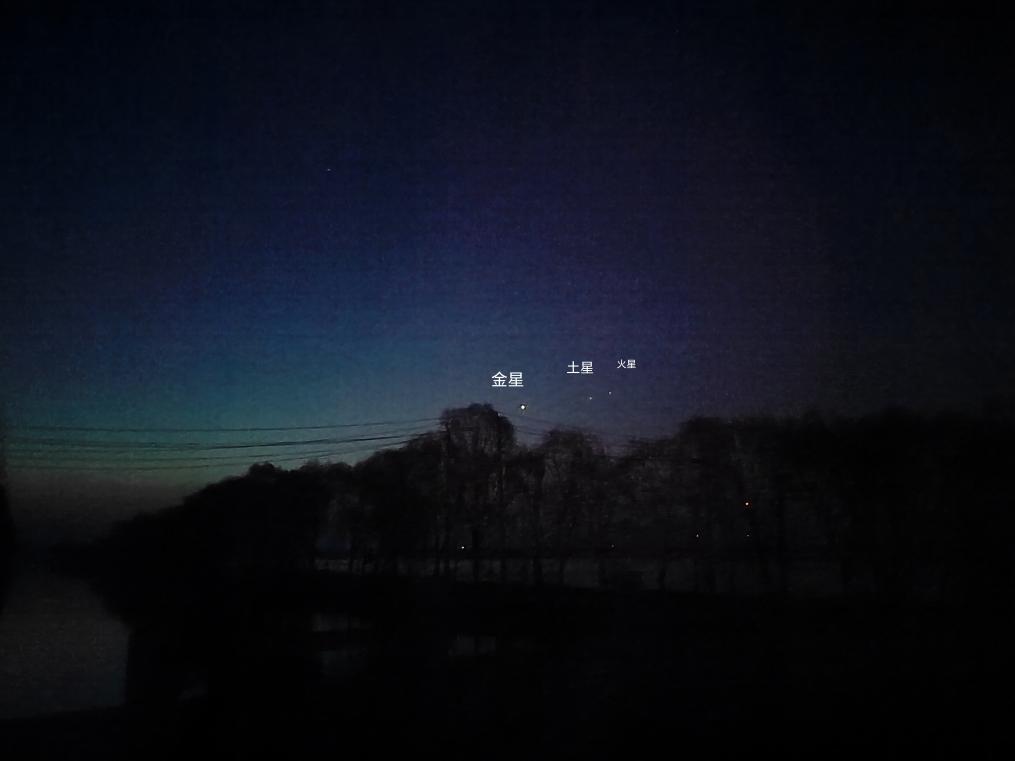 水星火星土星将迎来最近相聚