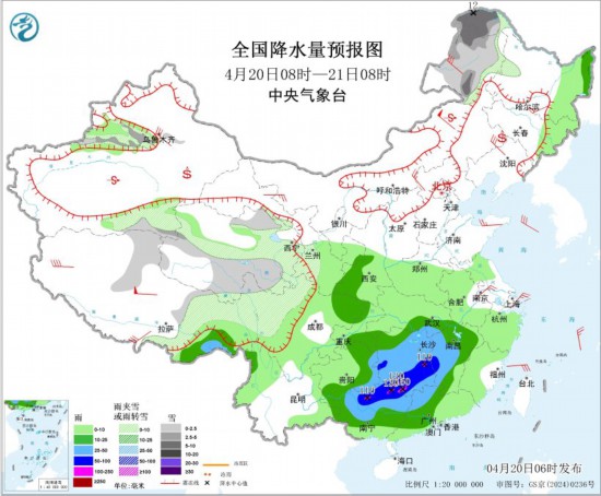 我国中东部有一次较大范围降水过程 北方地区受冷空气影响有大风沙尘