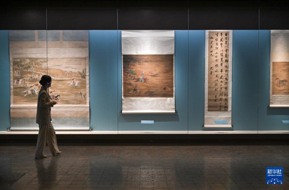 “神骏：故宫书画艺术中的马世界”展开幕