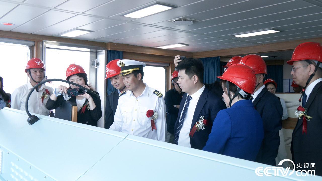 全球首艘获三维数字化交付认证船舶“福州湾”号亮相连江