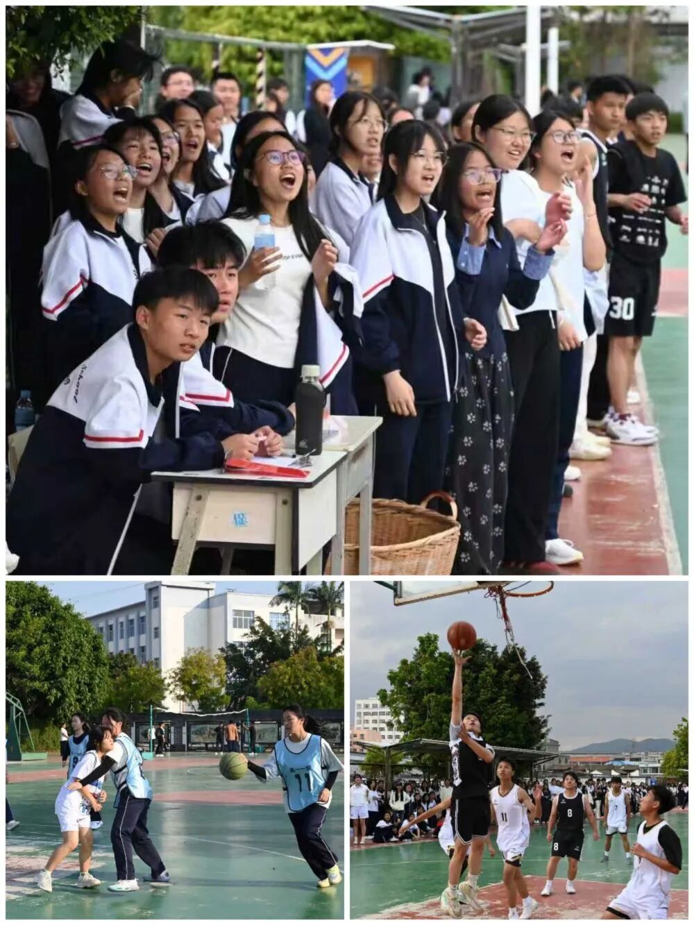 被学生“吐槽”，周一上午，校领导在墙边开会……