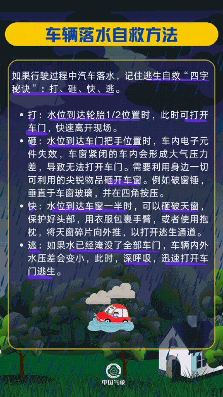 湖南江西广西局地大暴雨！请收下这份行车避险指南
