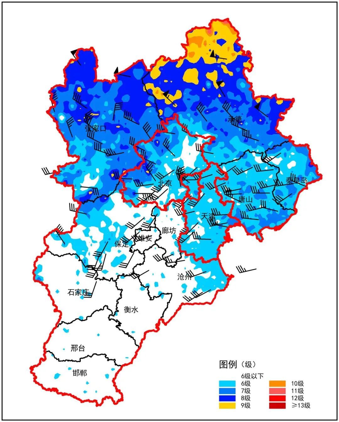 河北出现11级大风！未来三天→