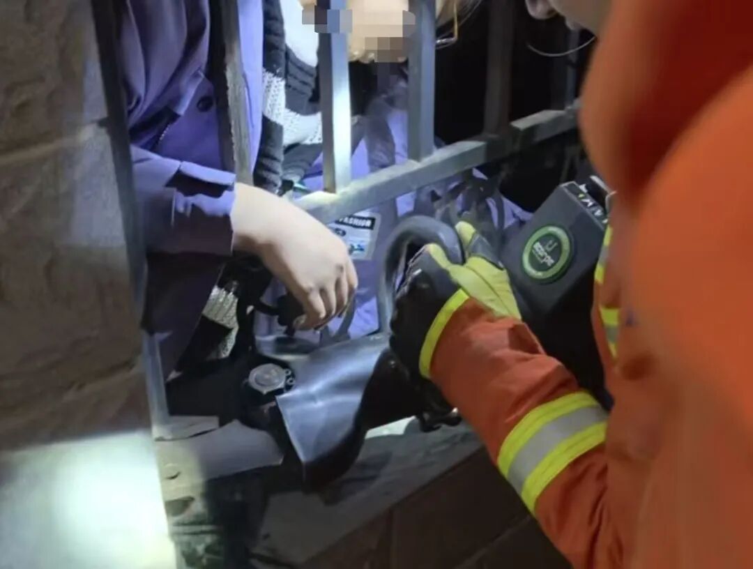 猫主人为救猫不慎被困 消防紧急处置助脱困