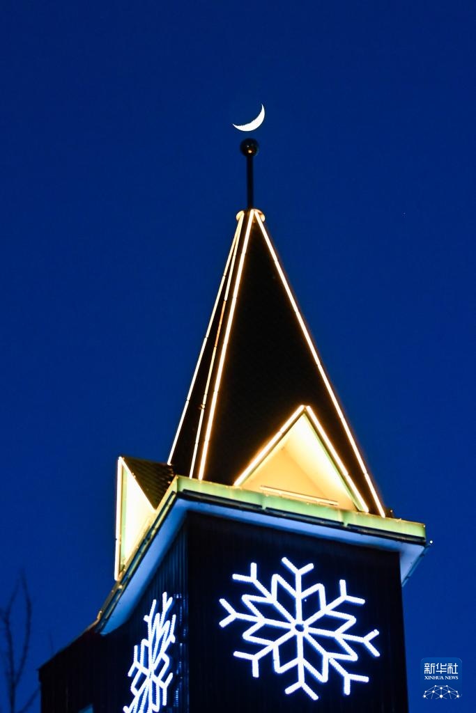 星空相册丨年度最大蛾眉月登场