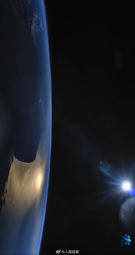 转存！中国空间站视角看地球太震撼了