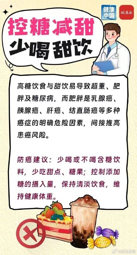 做到这几点，降低癌症风险！