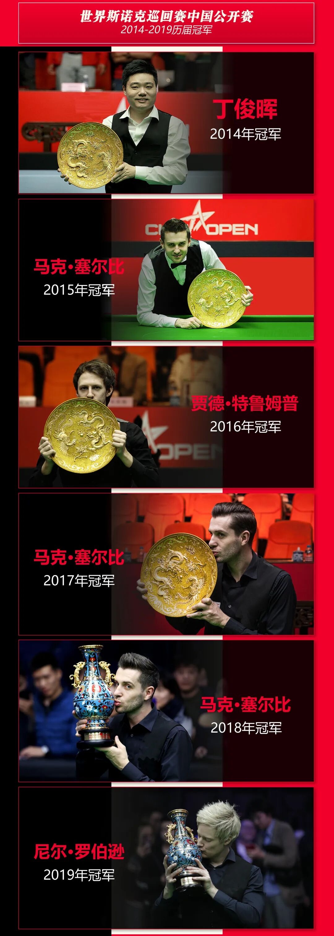 官宣！世界斯诺克巡回赛中国公开赛将于今年8月重磅回归