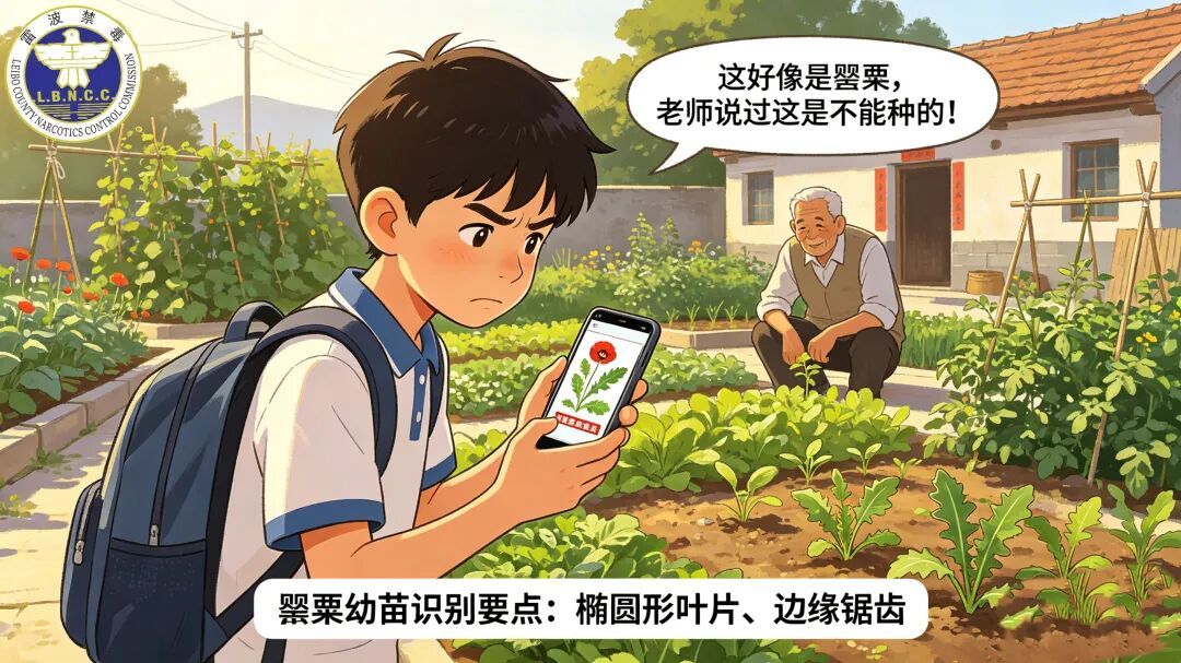 种几株罂粟“没事”？大错特错！这份漫画带你避开误区