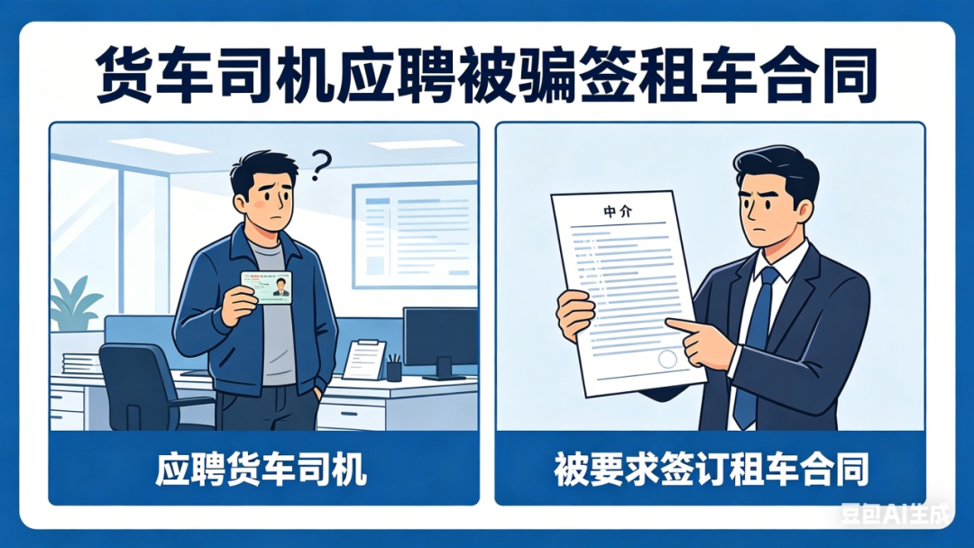 继外卖骑手之后，招聘租车陷阱又盯上了货车司机