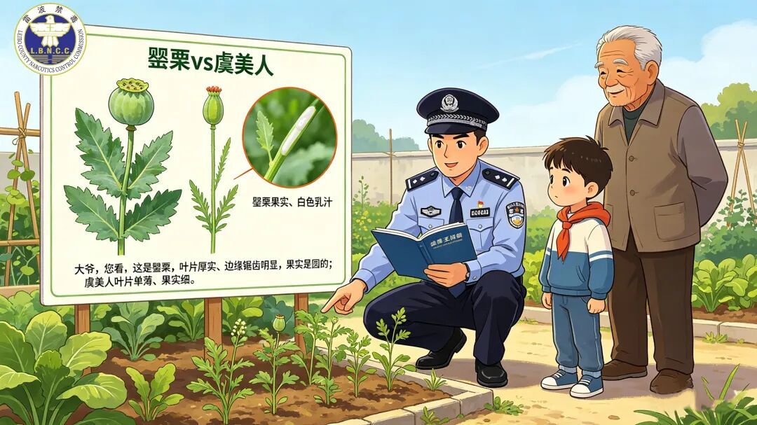 种几株罂粟“没事”？大错特错！这份漫画带你避开误区