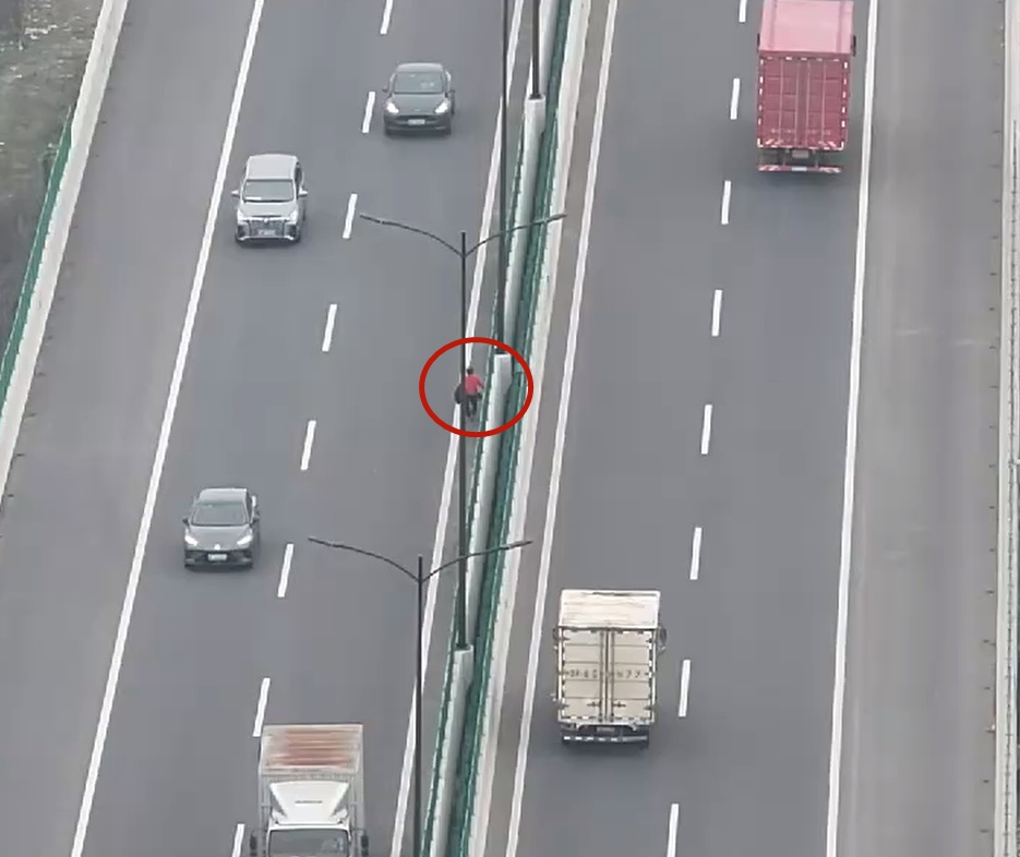 危险！老人误入海宁一高架桥，无人机和警员都出动了……