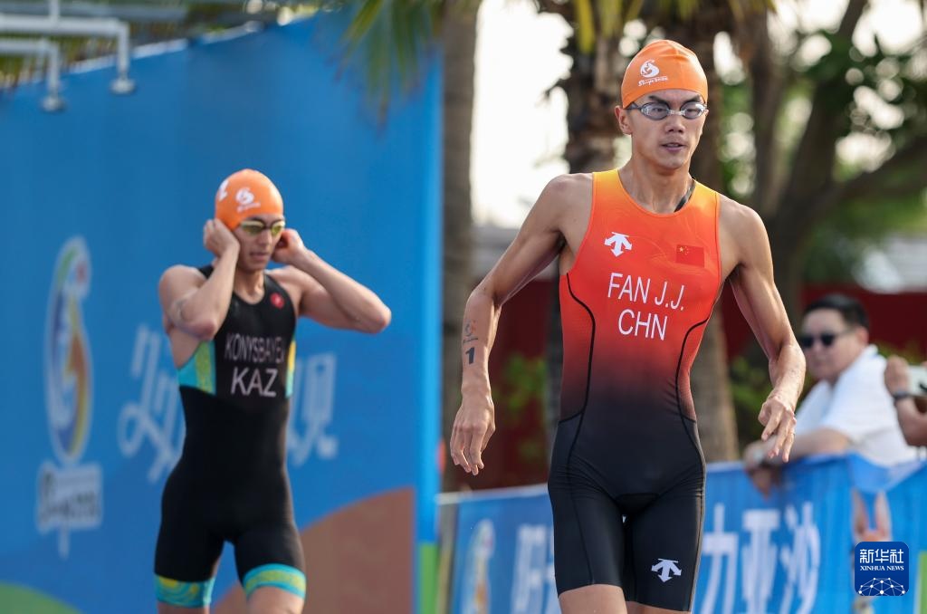 亚沙会游跑两项男子个人赛：中国选手获亚沙会首金