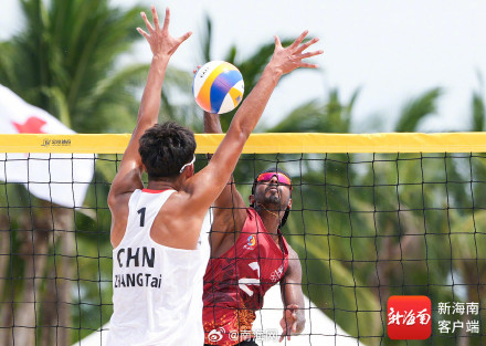 中国沙滩排球首战全胜