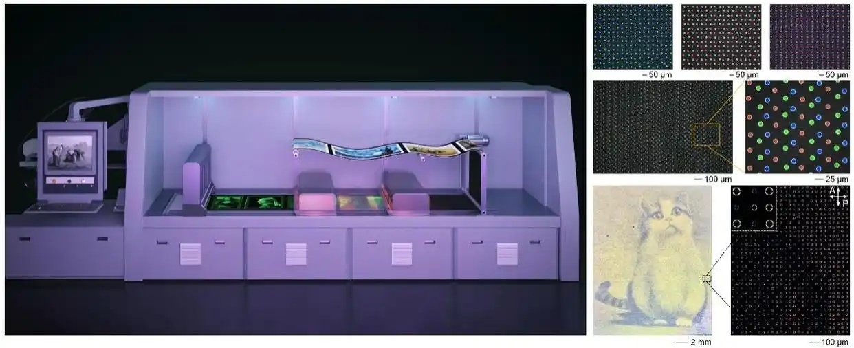 新突破！中国科学家让光学超材料像印报纸一样简单