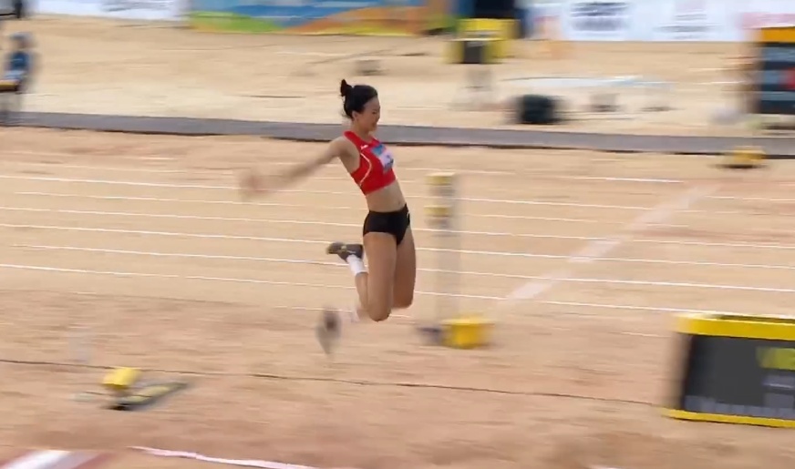 何氏翠香获亚沙会沙滩田径女子跳远金牌