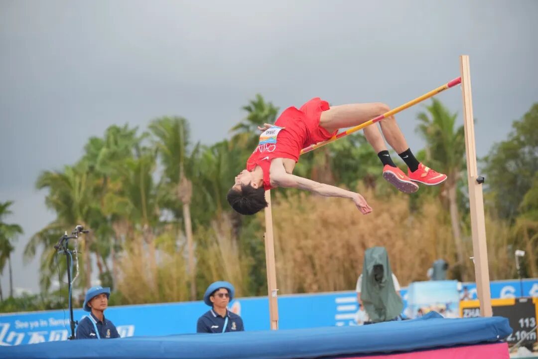 中国队夺得三亚亚沙会男子跳高银牌
