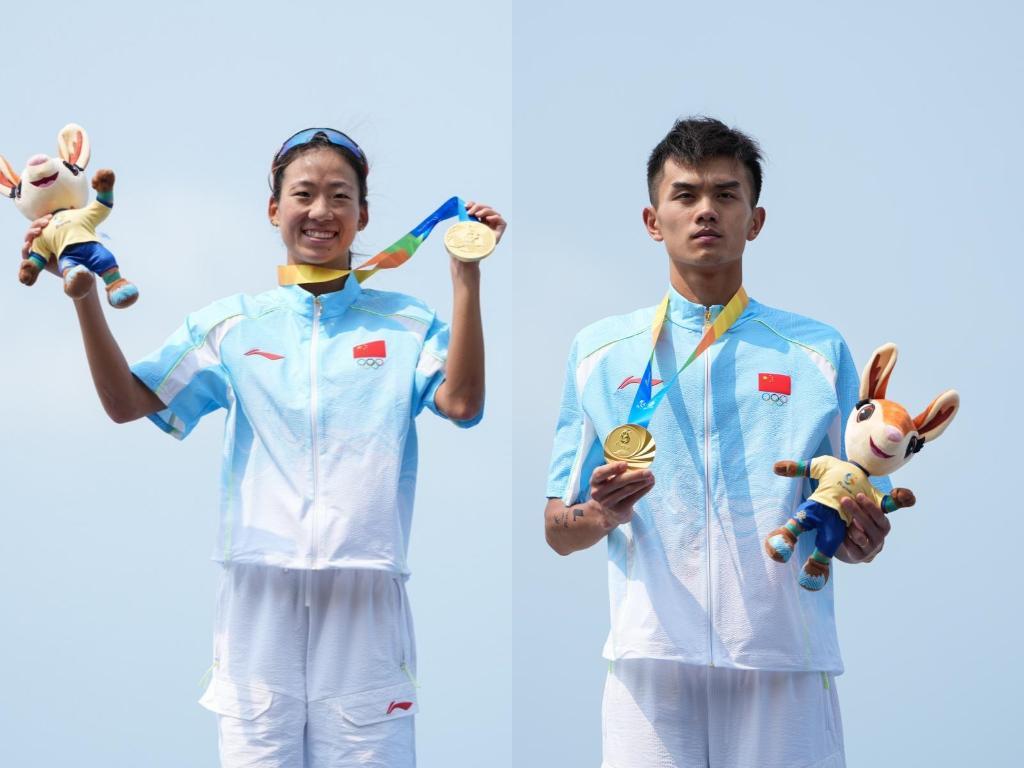 亚沙会丨双双夺冠后，“铁人伉俪”还要“势均力敌”