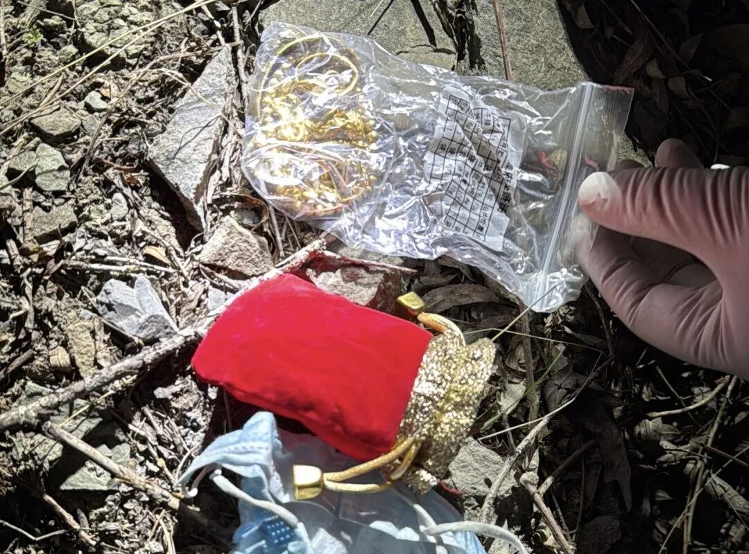 两男子宁夏犯案，在陕西落网，将偷来的黄金首饰丢弃密林……