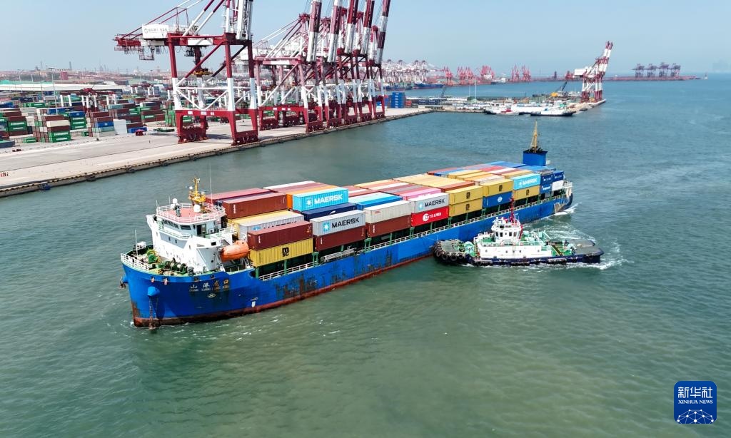 山东青岛：“山港通” 智能转运进口模式正式开通
