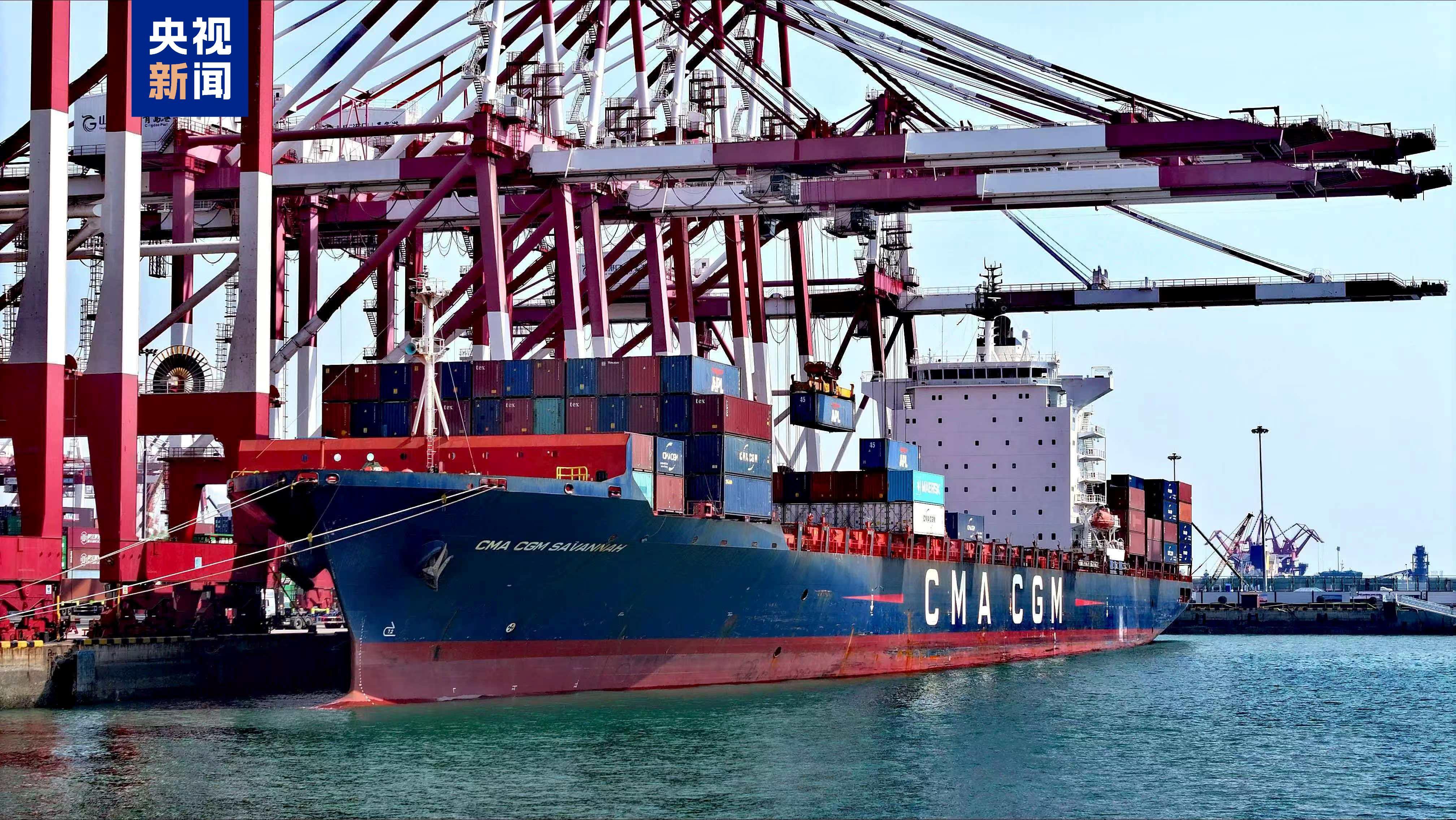 “海上高速路”再扩容 青岛港开通西非新集装箱航线