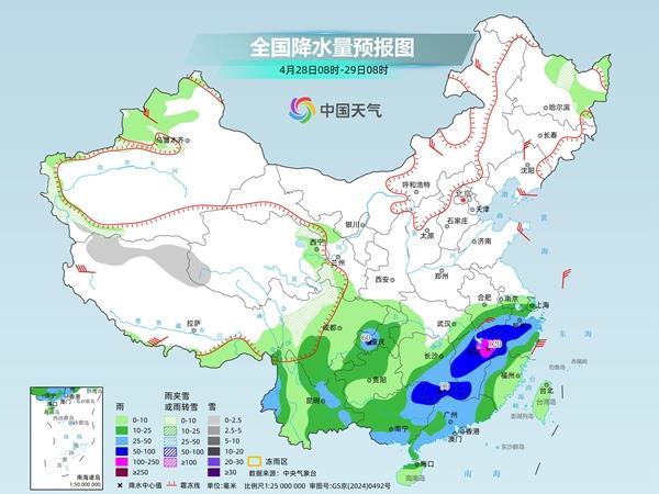 南方多地将迎新一轮强降雨 东北降水持续降温显著