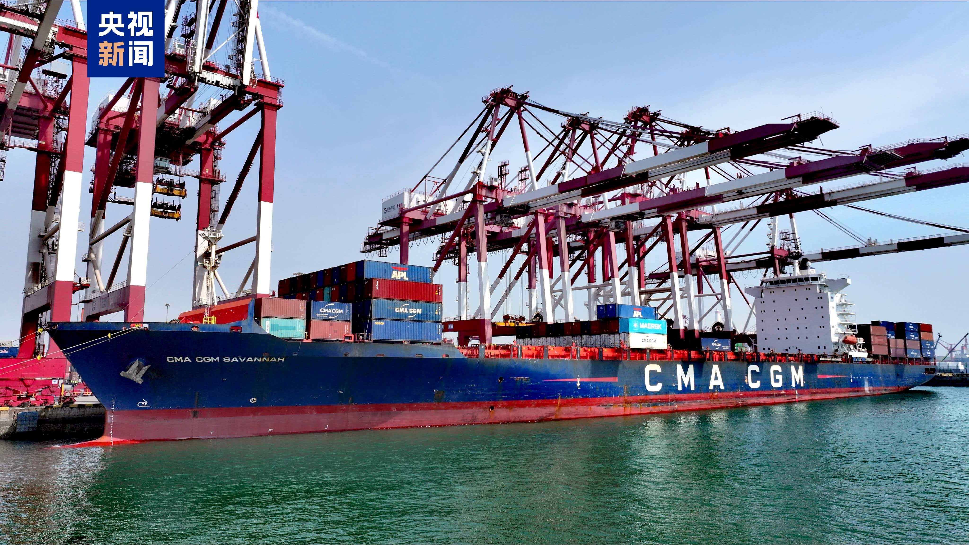 “海上高速路”再扩容 青岛港开通西非新集装箱航线