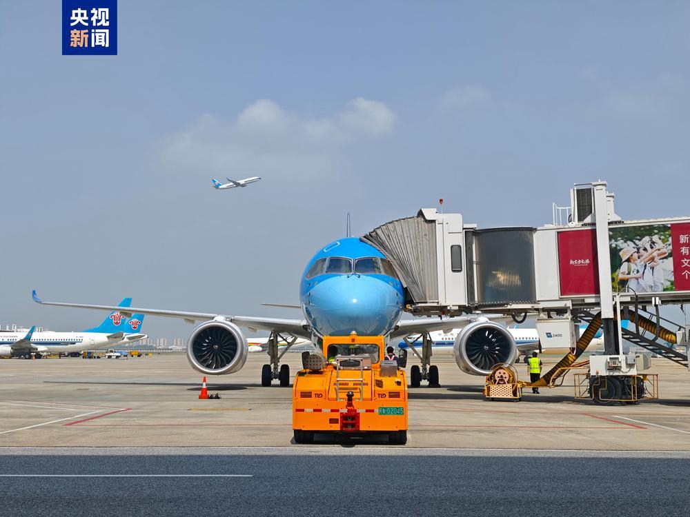 C919广州往返合肥新航线开通