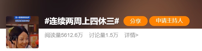 “连续两周上四休三”，冲上热搜！