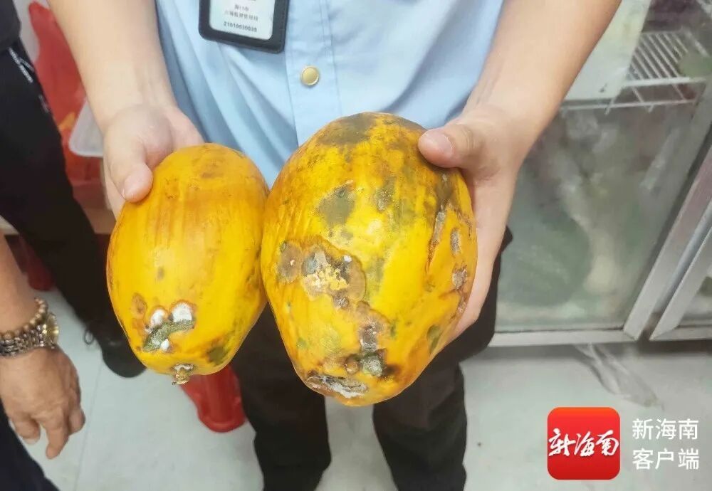果盘店水果发霉、库房蟑螂爬上食材……海口下架84家问题外卖店→