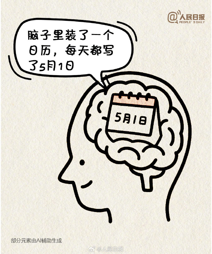 “五一”一天一天贴近我的心，网友调侃：这是我的节前个人规划