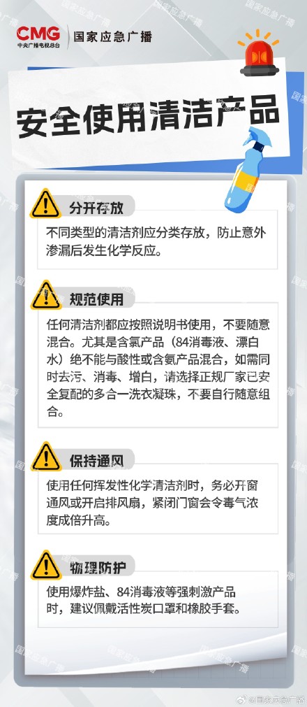 消毒消到中毒了 消毒液不能这样用→