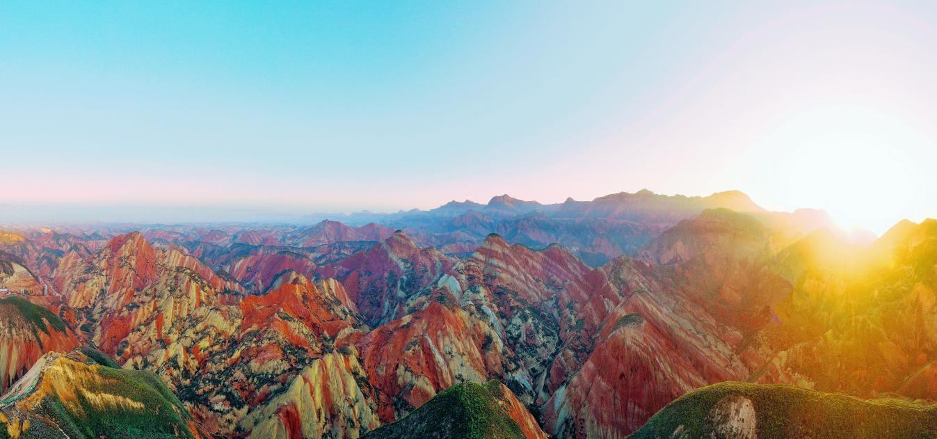 兰州丹霞景区“上新” &nbsp;解锁地质奇观新玩法
