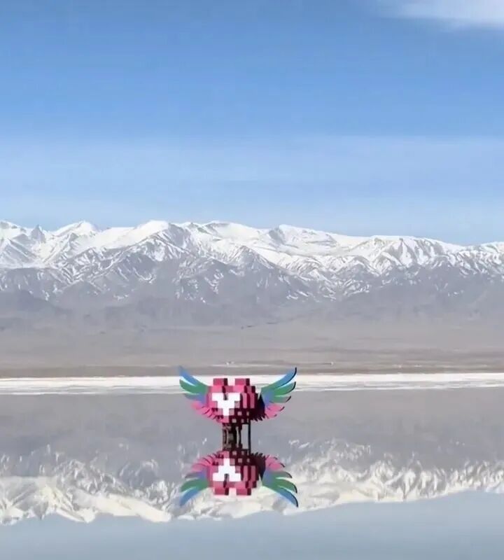 茶卡盐湖心形雕像被吐槽“画蛇添足”，景区：每个人的审美不一样