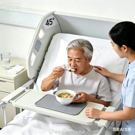 卒中患者出现吞咽障碍，调整食物质地很重要