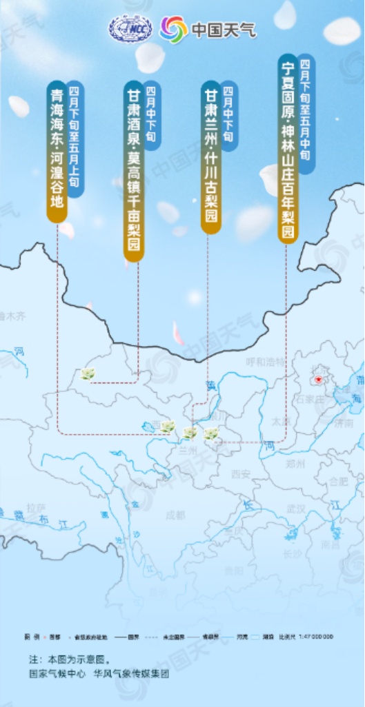送上这份“国家级”五一赏花指南——