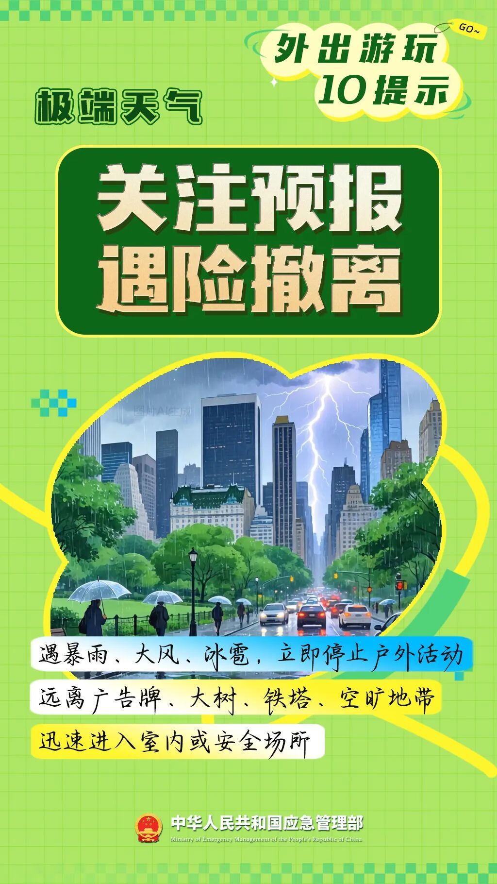 转给家人！假期出游，一定牢记10个提示